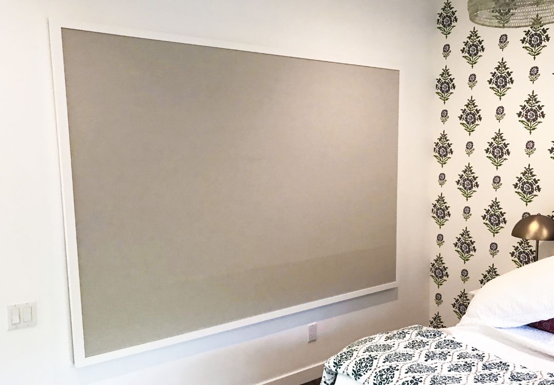 Custom Fabric Wrapped Cork Bulletin Board Wall Panels